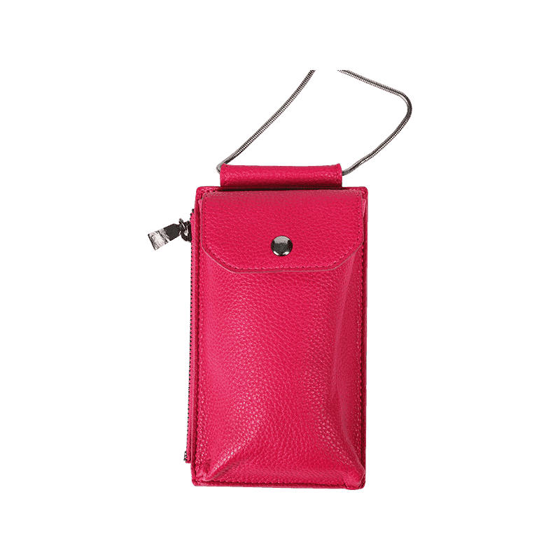 Mini bolso para teléfono rosa