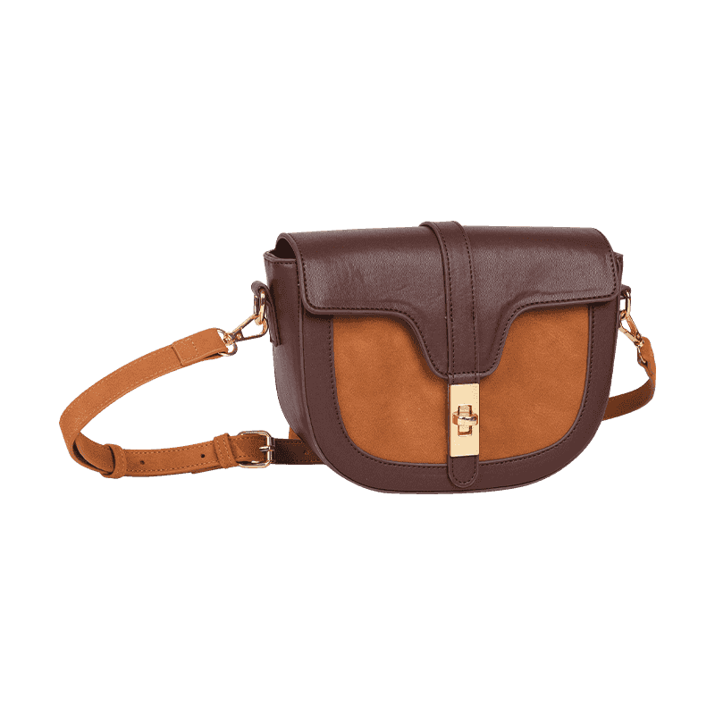 Bolso bandolera Saddle marrón